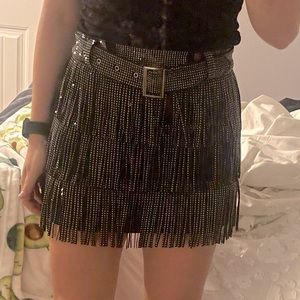 Fringe skirt from south boutique